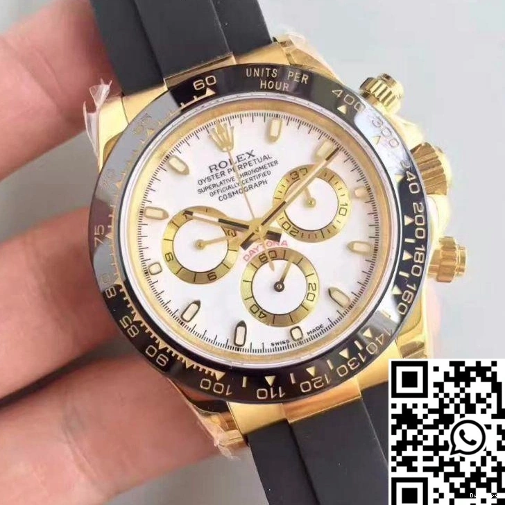 AR Rolex White Factory Dial Daytona Cosmograph 116518LN 0910